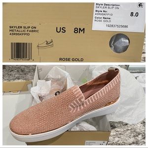 Michael Kors Skyler Slip On Knit Shoes, Rose Hold, Women’s 8